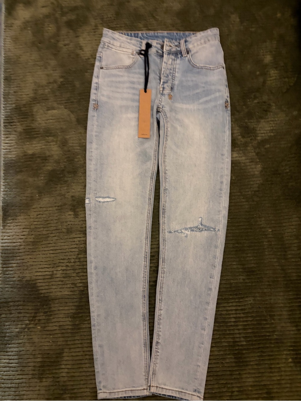 Ksubi Light Blue Skinny Distressed Women's Jeans